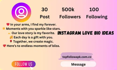 Instagram Love Bio Ideas