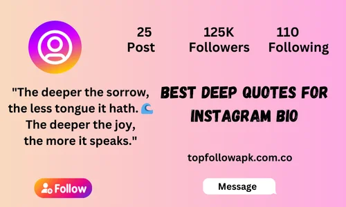 Best Deep Quotes for Instagram Bio