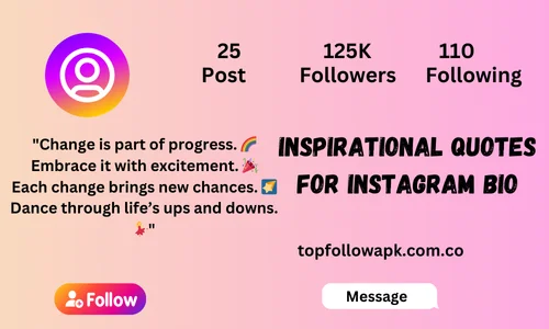 Inspirational Quotes for Instagram Bio