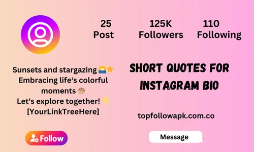 Short Quotes for Instagram Bio