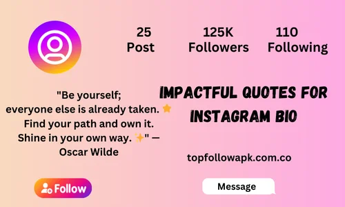 Impactful Quotes for Instagram Bio