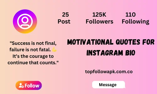 Motivational Quotes for Instagram Bio