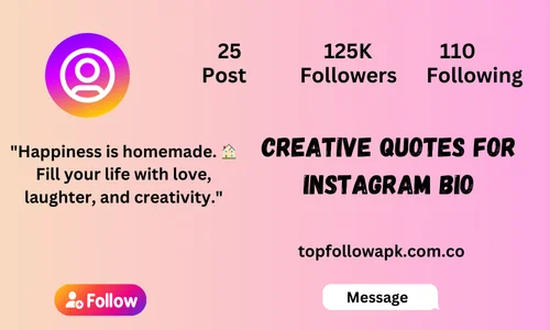 Creative Quotes for Instagram Bio