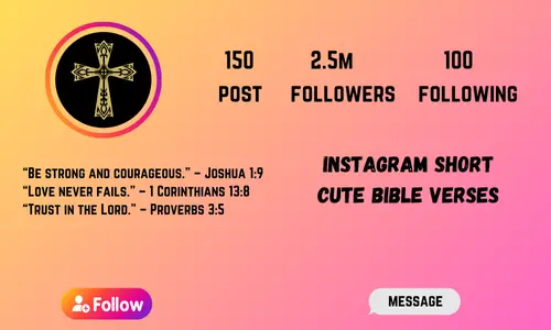 Instagram Short Cute Bible Verses