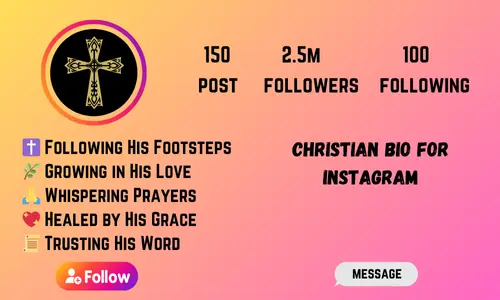 christian bio for instagram